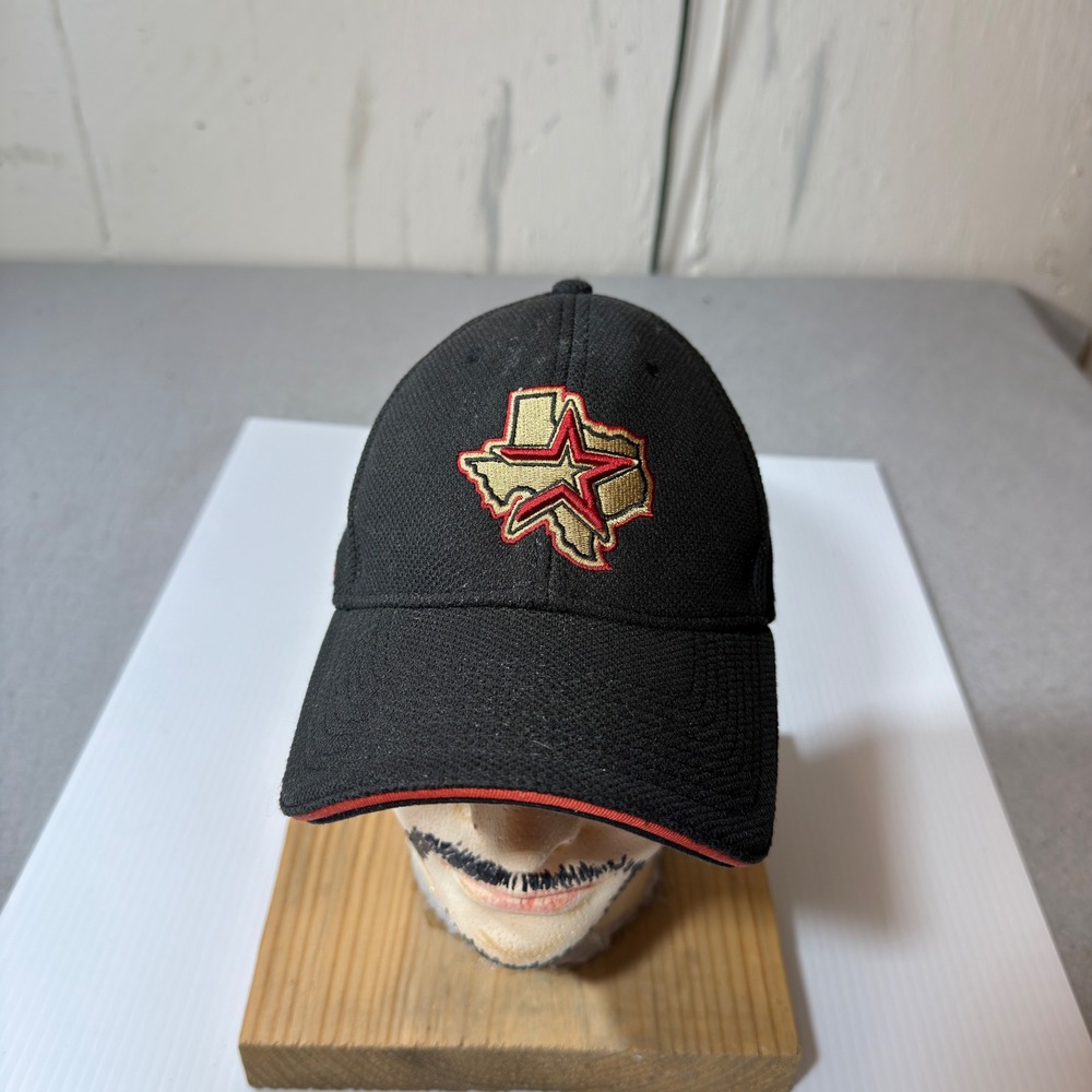 MLB Houston Astros Baseball Cap Unisex OS Black Good Texas Star Logo Hat - Picture 3 of 11
